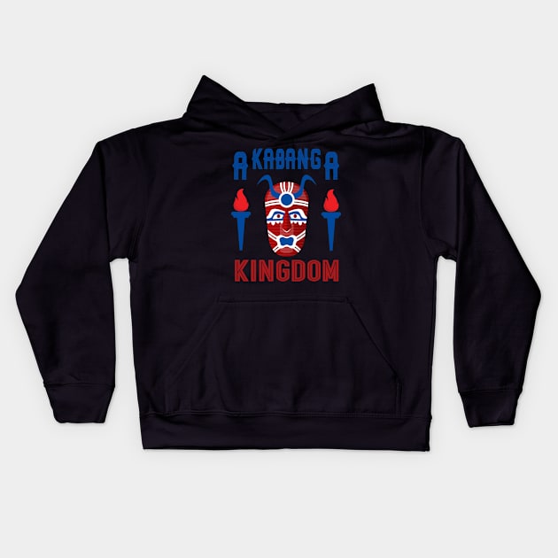 Cute Akabanga Kingdom Black History Month Kids Hoodie by goodpeoplellcdesign